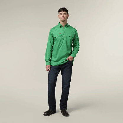 Hard Yakka Mustang Closed Front Work Shirt (Y04004)