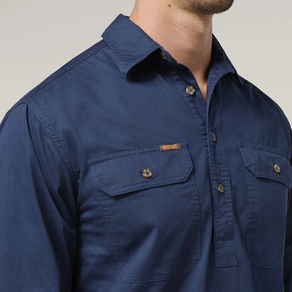 Hard Yakka Mustang Closed Front Work Shirt (Y04004)