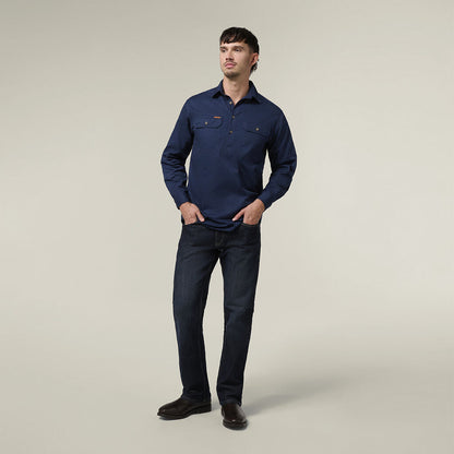 Hard Yakka Mustang Closed Front Work Shirt (Y04004)