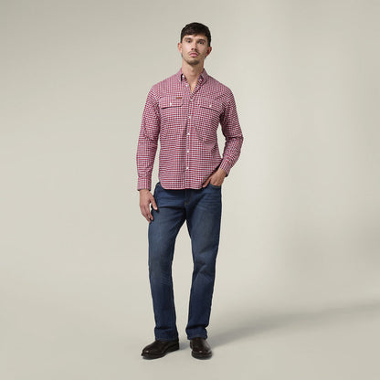 Hard Yakka Mustang Formal Check Shirt (Y04005)