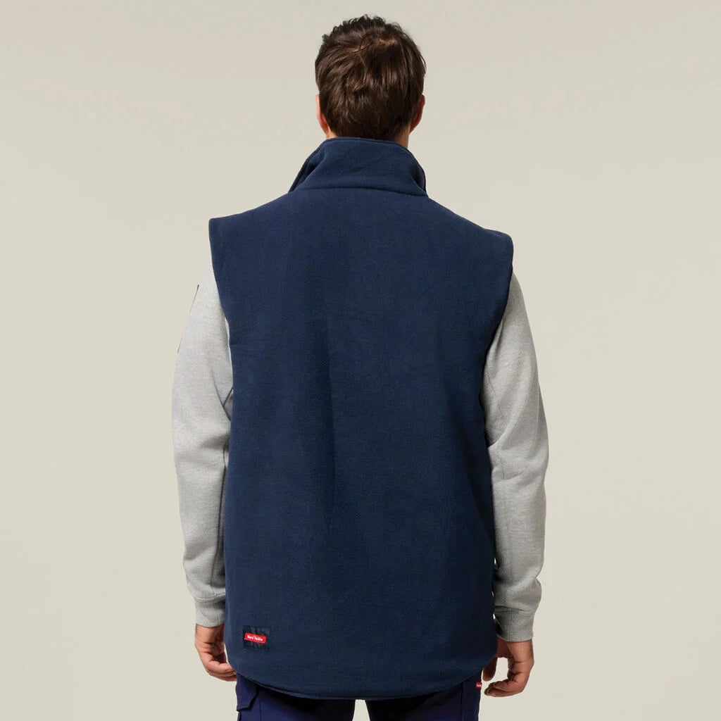 Fleece Vest Hard Yakka Vests Hard Yakka Vest Black Mens Winter