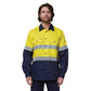 Hard Yakka Core Hi-Vis Long Sleeve 2 Tone Taped Vented Cotton Shirt (Y07940)