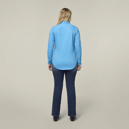 Hard Yakka Women'S Heritage Closed Front Drill Shirt (Y08399)