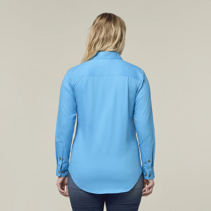 Hard Yakka Women'S Heritage Closed Front Drill Shirt (Y08399)