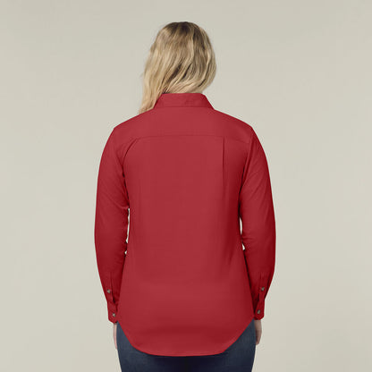 Hard Yakka Women'S Heritage Closed Front Drill Shirt (Y08399)