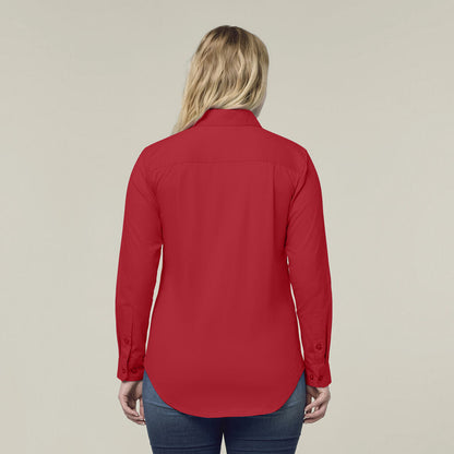 Hard Yakka Women'S Heritage Closed Front Drill Shirt (Y08399)