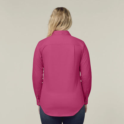 Hard Yakka Women'S Heritage Closed Front Drill Shirt (Y08399)