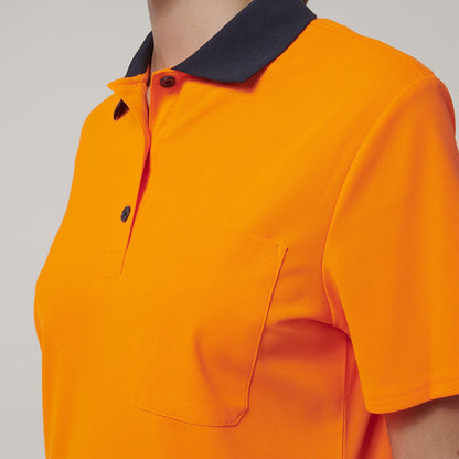 Hard Yakka Women's Short Sleeve Hi Vis Polo (Y08601)