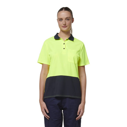 Hard Yakka Women's Short Sleeve Hi Vis Polo (Y08601)