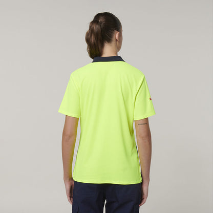 Hard Yakka Women's Short Sleeve Hi Vis Polo (Y08601)