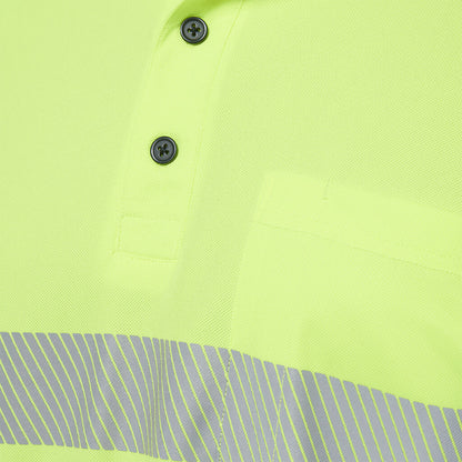 Hard Yakka Men's Short Sleeve Hi Vis Taped Polo (Y19618)
