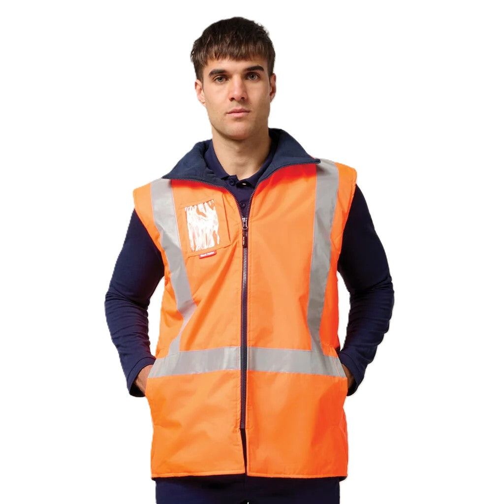 Hard-Yakka-Hi-Vis-Taped-All-Weather-Fleece-Vest