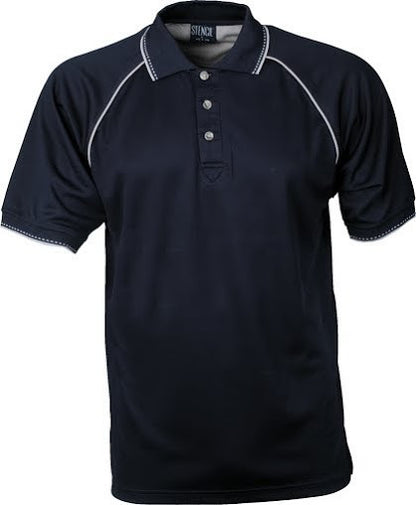 Stencil-Stencil Original Cool Dry Polo-Navy/White/Beige / XS-Uniform Wholesalers - 6