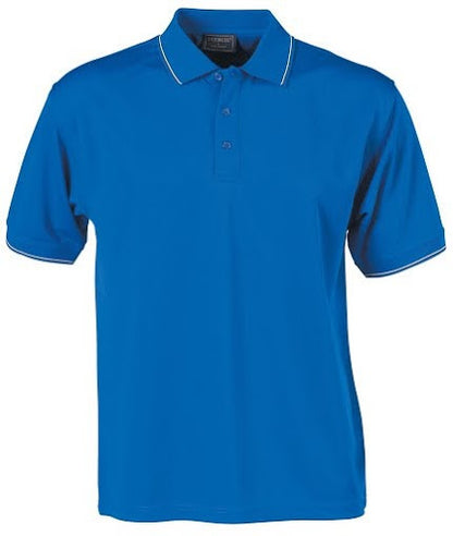 Stencil-Stencil Men's Lightweight C/D Polo-Royal Blue/White/Navy / S-Uniform Wholesalers - 4