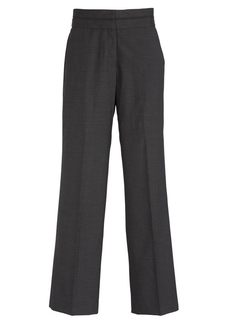 Biz Corporates-Biz Corporates Mid Rise Piped Band Pant-Charcoal / 4-Corporate Apparel Online - 4