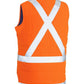 Bisley Taped Hi Vis Puffer Vest With X Back (BV0379XT)