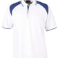 Stencil-Stencil Men's Club Cool Dry Polo-White/Navy / S-Uniform Wholesalers - 2
