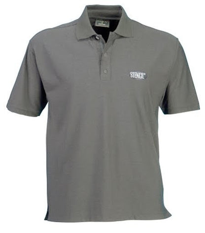 Stencil-Stencil Men's Solar-Lite Polo-Charcoal / S-Uniform Wholesalers - 9