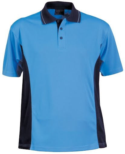 Stencil-Stencil Men's Active Cool Dry Polo-Bomini Blue/Navy / S-Uniform Wholesalers - 6