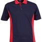 Stencil-Stencil Men's Active Cool Dry Polo-Navy/Red / S-Uniform Wholesalers - 2