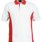 Stencil-Stencil Men's Active Cool Dry Polo-White/Red / S-Uniform Wholesalers - 1