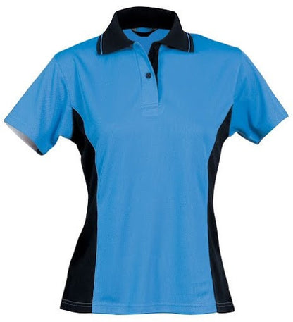 Stencil-Stencil Ladies' Active Cool Dry Polo-Bomini Blue/Navy / 8-Uniform Wholesalers - 5
