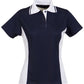 Stencil-Stencil Ladies' Active Cool Dry Polo-Navy/White / 8-Uniform Wholesalers - 6