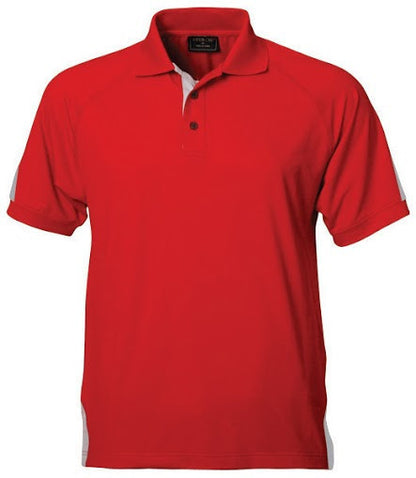 Stencil-Stencil Men's Team Polo-Red/Silver / S-Uniform Wholesalers - 3