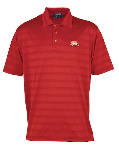 Stencil-Stencil Men's Ice Cool Polo-Red/Red / S-Uniform Wholesalers - 2