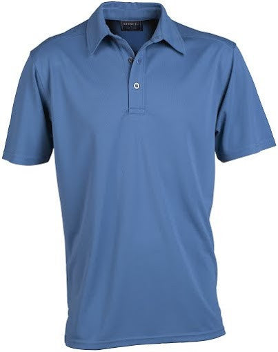 Stencil-Stencil Men's Glacier Polo-Dusty Blue / S-Uniform Wholesalers - 2