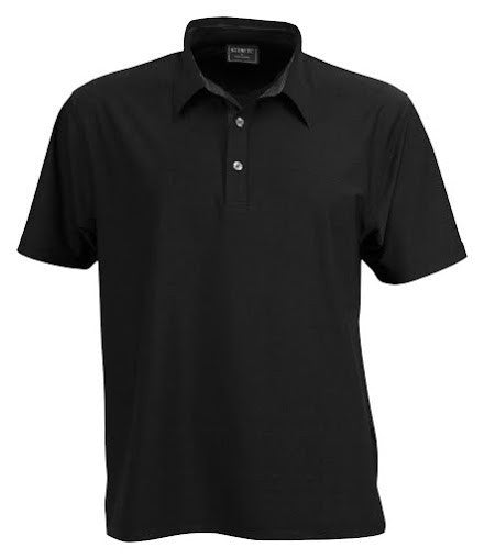 Stencil-Stencil Men's Argent Polo-Black ( indent colours ) / S-Uniform Wholesalers - 8