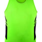 Aussie Pacific-Aussie Pacific Mens Tasman Singlet-Neon Green/Black / S-Uniform Wholesalers - 6