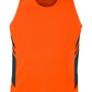 Aussie Pacific-Aussie Pacific Mens Tasman Singlet-Neon Orange/Slate / S-Uniform Wholesalers - 7