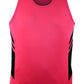 Aussie Pacific-Aussie Pacific Mens Tasman Singlet-Neon Pink/Black / S-Uniform Wholesalers - 8