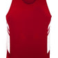 Aussie Pacific-Aussie Pacific Mens Tasman Singlet(3rd 8 color)-S / Red/White-Uniform Wholesalers - 6