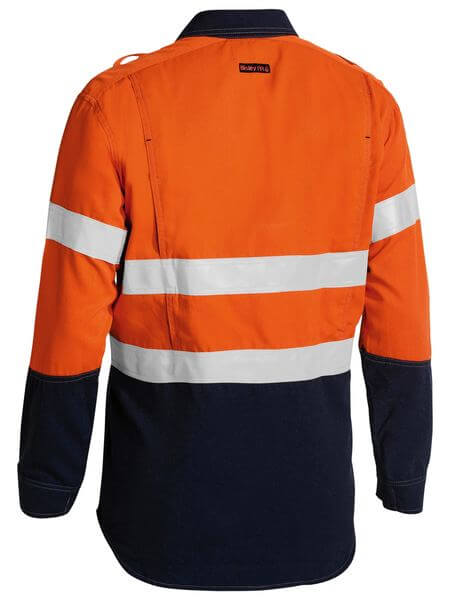 Bisley Tencate Tecasafe® Plus 700 Taped Hi Vis Fr Vented Shirt (BS8082T)