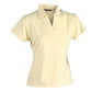 Stencil-Stencil Ladies' Solar-Lite Polo-Powder Yellow / 8-Uniform Wholesalers - 3