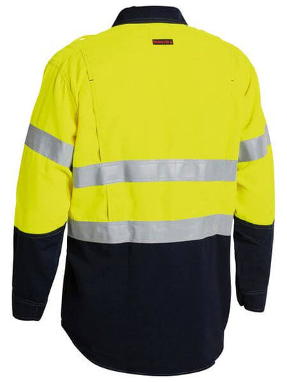 Bisley Tencate Tecasafe® Plus 700 Taped Hi Vis Fr Vented Shirt (BS8082T)