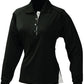 Stencil-Stencil Ladies Long Sleeve Team Polo-Black/Silver / 8-Uniform Wholesalers - 4