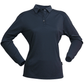 Stencil Freshen  Ladies L/S Polos (1143)