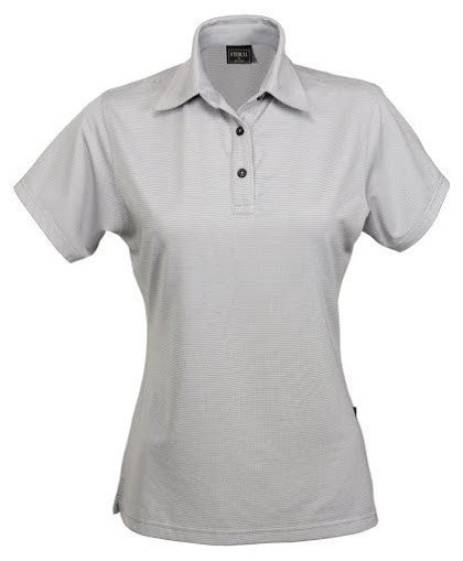 Stencil-Stencil Ladies' SilverTech Polo-Grey/Silver / 8-Uniform Wholesalers - 2