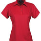 Stencil-Stencil Ladies' SilverTech Polo-Red/Silver / 8-Uniform Wholesalers - 5