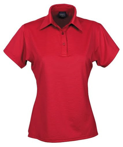 Stencil-Stencil Ladies' SilverTech Polo-Red/Silver / 8-Uniform Wholesalers - 5