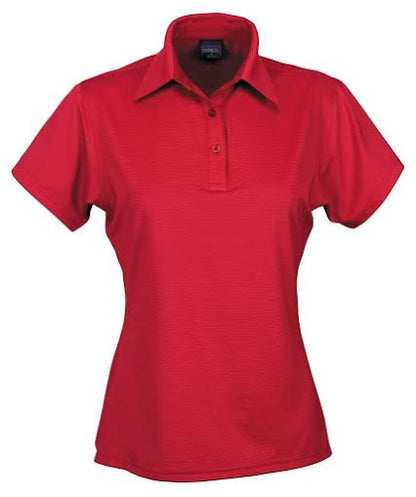 Stencil-Stencil Ladies' SilverTech Polo-Red/Silver / 8-Uniform Wholesalers - 5