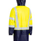 Bisley Taped Two Tone Hi-Vis Stretch PU Rain Coat(BJ6935HT)