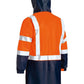 Bisley Taped Two Tone Hi-Vis Stretch PU Rain Coat(BJ6935HT)