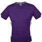 Aussie Pacific-Aussie Pacific Mens Tasman Tee(3rd 6 colors)-S / Purple/White-Uniform Wholesalers - 3