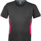 Aussie Pacific-Aussie Pacific Mens Tasman Tee(2nd 14 colors)-S / Slate/Neon pink-Uniform Wholesalers - 3