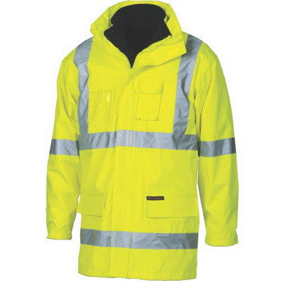 DNC Hivis Cross Back D/N “6 In 1” Jacket (Outer Jacket And Inner Vest Can Be Sold Separately) (3999)