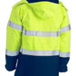 Bisley Taped Two Tone Hi Vis FR Wet Weather Shell Jacket (BJ8110T)